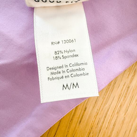 L Space Bikini Bottom Medium Jewel Purple Wilder‎ Double Strap Summer Beach Swim - Picture 7 of 7